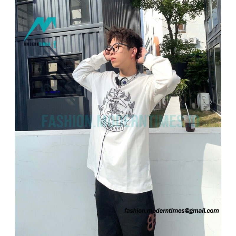  Burberry - 23ss Oak Leaf Warhorse Long Sleeve T-shirt