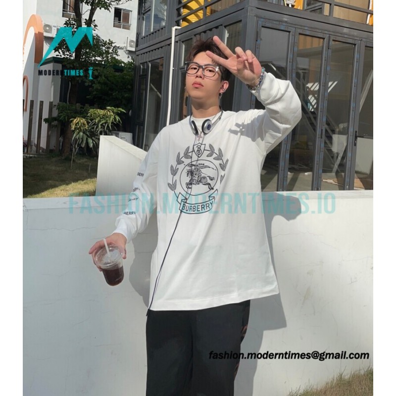  Burberry - 23ss Oak Leaf Warhorse Long Sleeve T-shirt