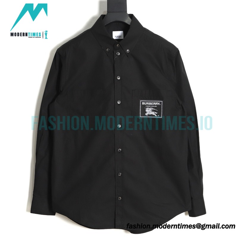 Burberry - 23SS long-sleeved shirt for war Horses