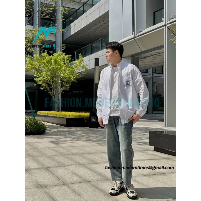 Burberry - 23SS long-sleeved shirt for war Horses
