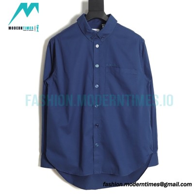 Burberry - 23SS Small Embroidered Long-sleeved Shirt