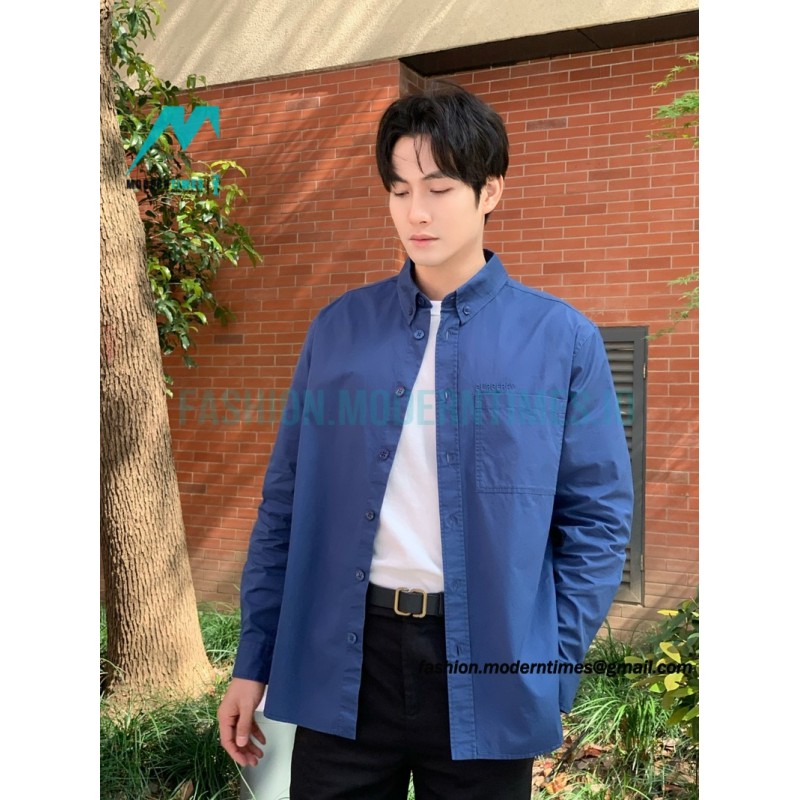 Burberry - 23SS Small Embroidered Long-sleeved Shirt