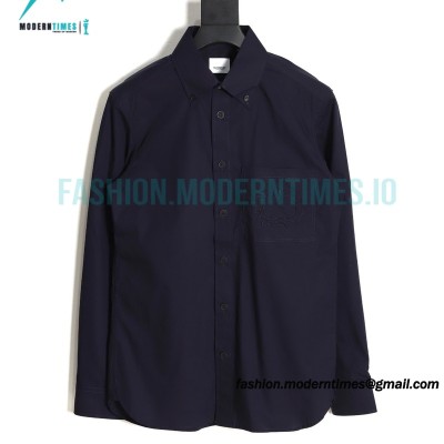 Burberry - 23SS Wheat Badge Embroidered Shirt