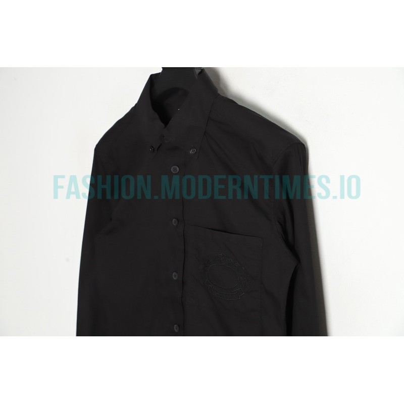 Burberry - 23SS Wheat Badge Embroidered Shirt