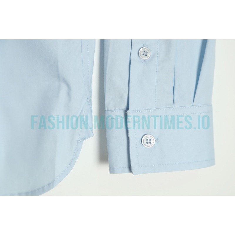 Burberry - 22FW Signature Embroidered Long Sleeve Shirt
