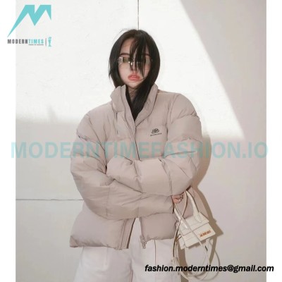 Balenciaga - Lock Small Logo Printed Down Jacket