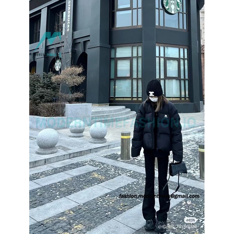 Balenciaga - Lock Small Logo Printed Down Jacket