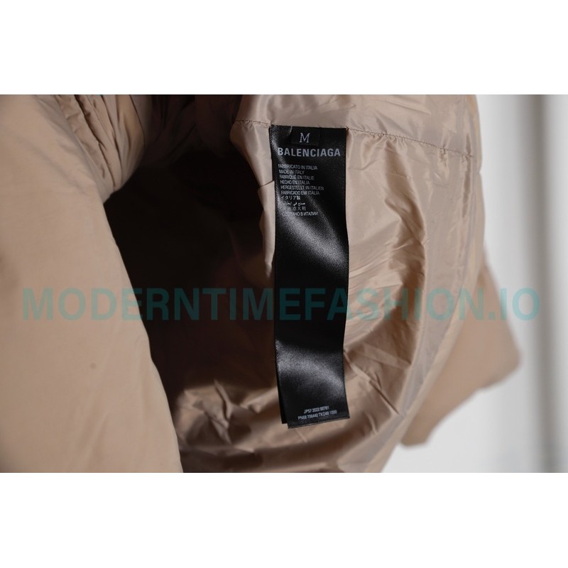 Balenciaga - Lock Small Logo Printed Down Jacket