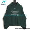  Balenciaga - Adidas Co-branded Embroidered Clover Hoodie 