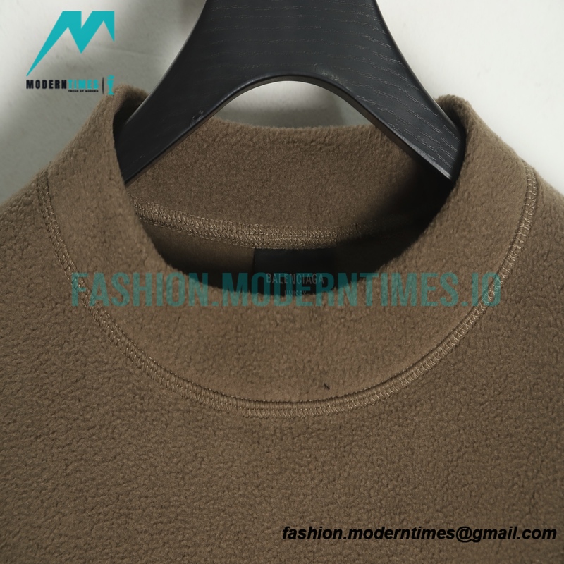 Balenciaga - 22FW 3M Polar Fleece Crewneck Hoodie
