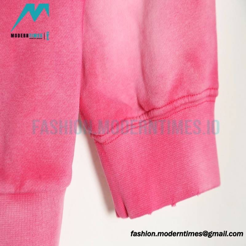 Balenciaga - 23ss Wash Water Tie-dye Fried Snow Cola Embroidery Cardigan Long-sleeved Hoodie