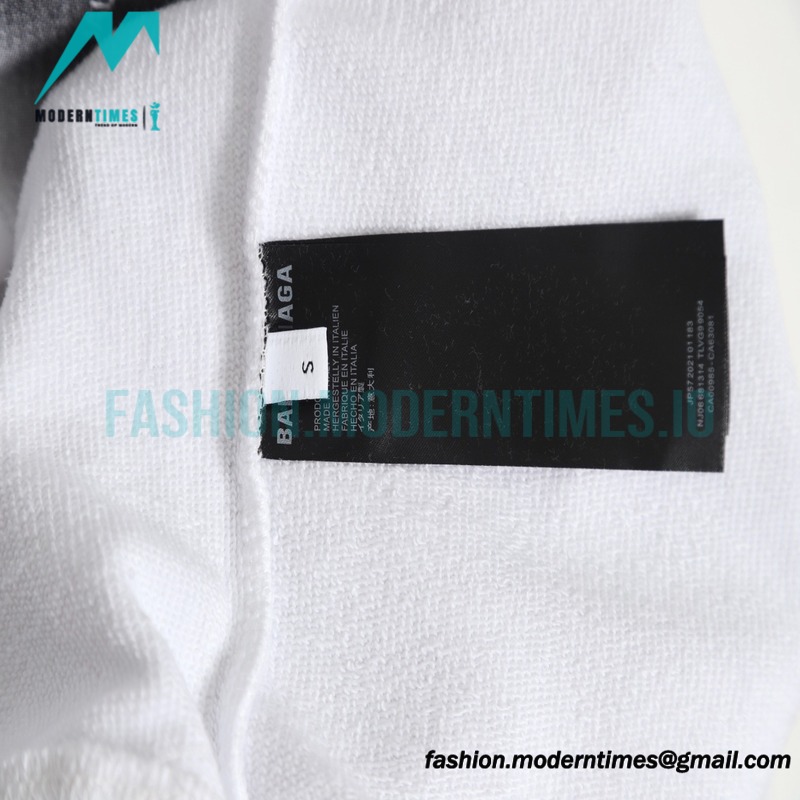 Balenciga - 23SS Gradient Letter Logo Round Neck Hoodie 