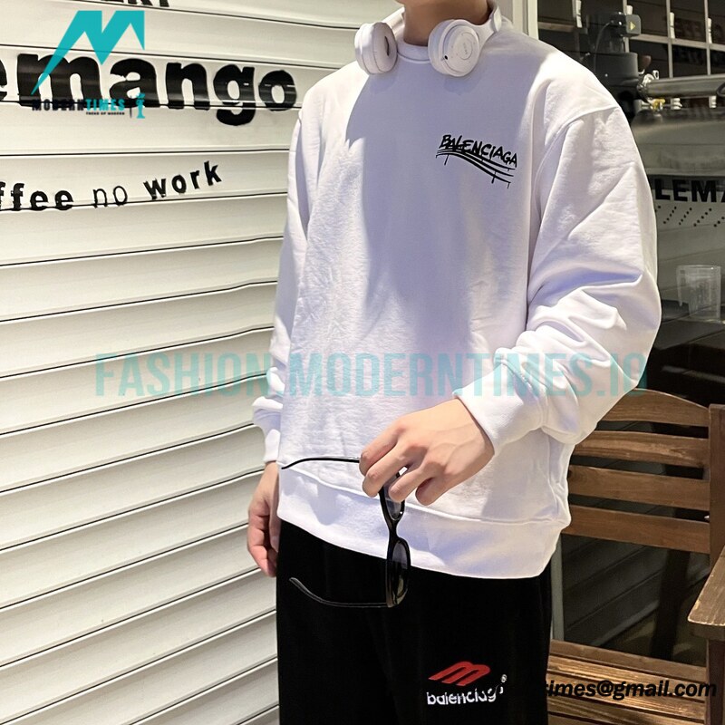 Balenciga - 23SS Cola Logo Crewneck Hoodie