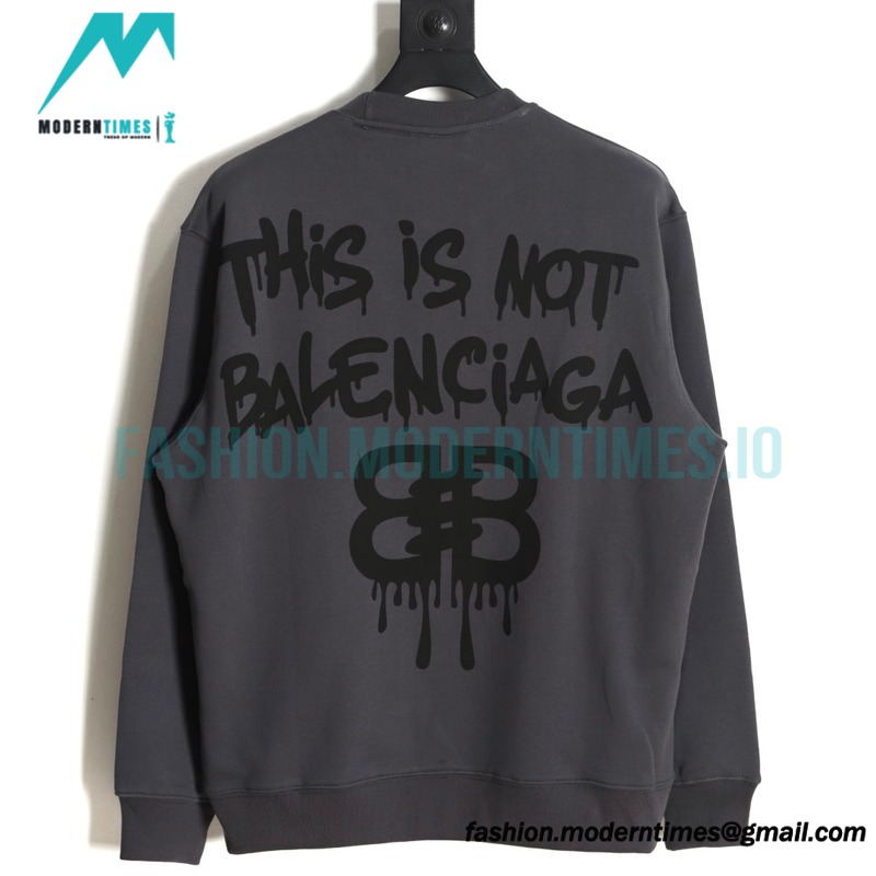 Balenciga - 23SS Cola Logo Crewneck Hoodie