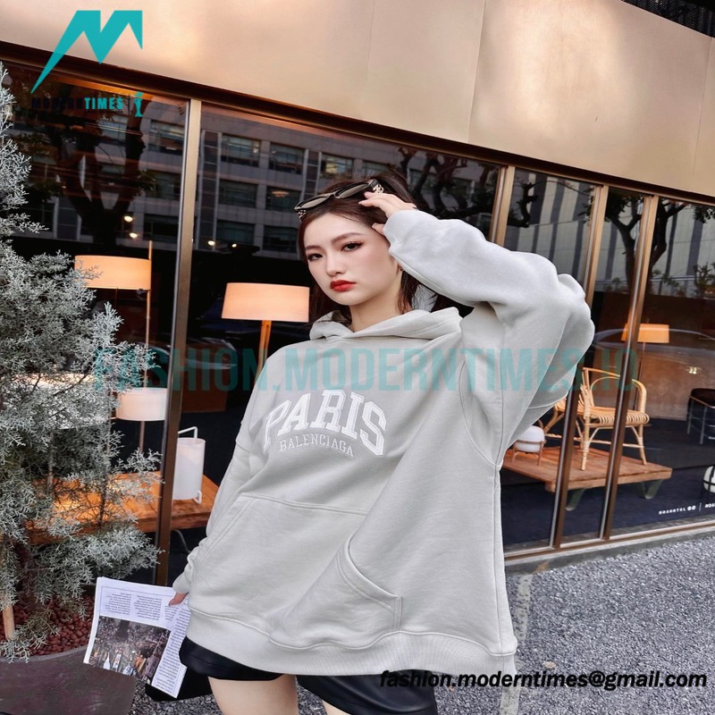 Balenciaga - 23FW City Limits Paris Embroidered Hoodie
