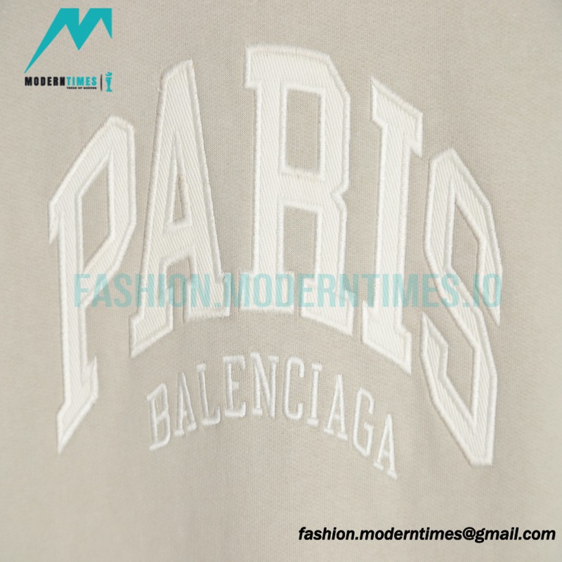 Balenciaga - 23FW City Limits Paris Embroidered Hoodie