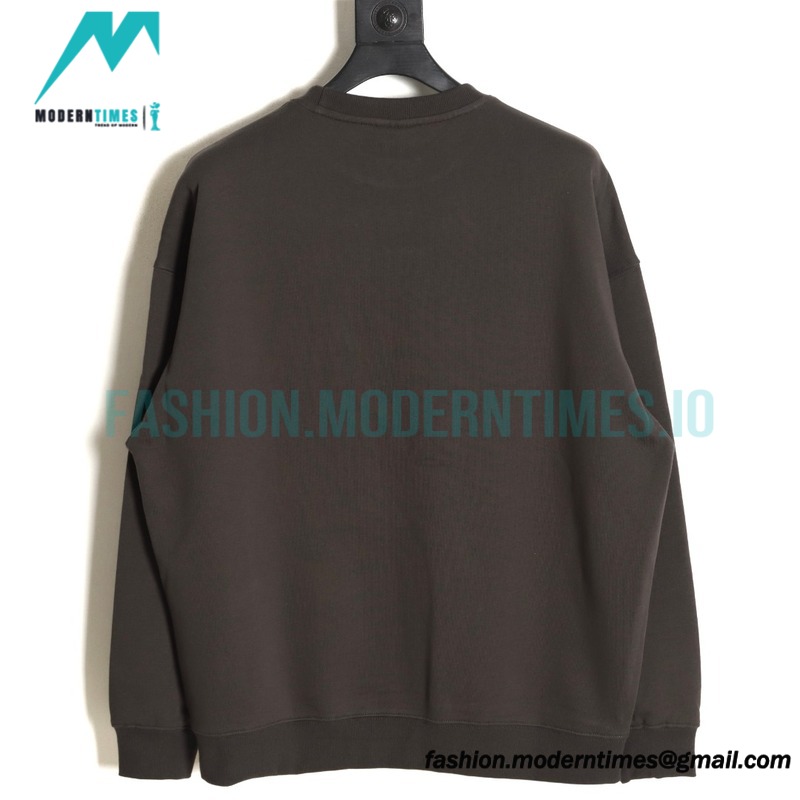 Balenciaga - 23Fw Double B Logo Three-dimensional Embroidered Round Neck Hoodie