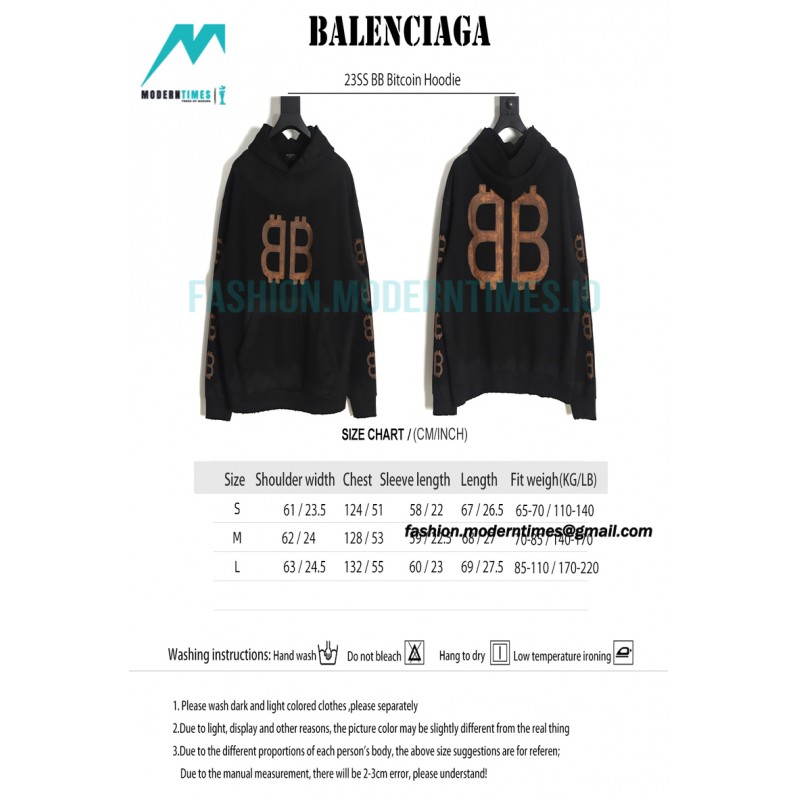 Balenciaga - 23SS BB Bitcoin Hoodie