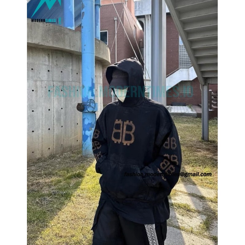 Balenciaga - 23SS BB Bitcoin Hoodie
