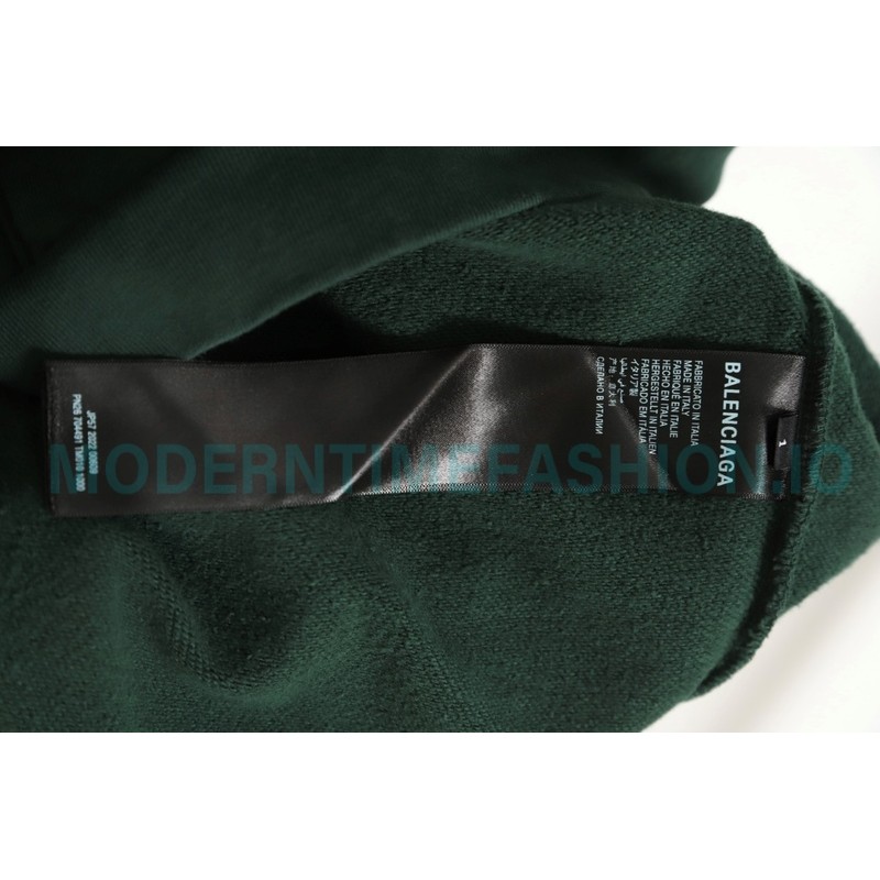 Balenciaga - Adidas Co-brand Embroidered Clover Hoodie