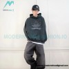 Balenciaga - Adidas Co-brand Embroidered Clover Hoodie