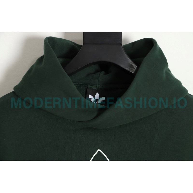 Balenciaga - Adidas Co-brand Embroidered Clover Hoodie
