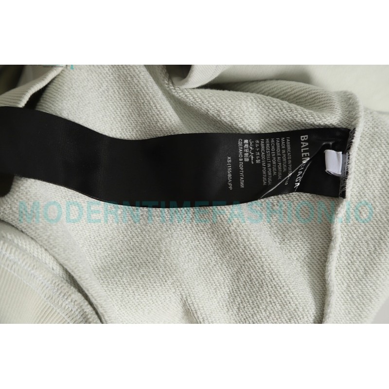 Balenciaga - 23FW Manchester United Dirty Wash Destruction Hoodie