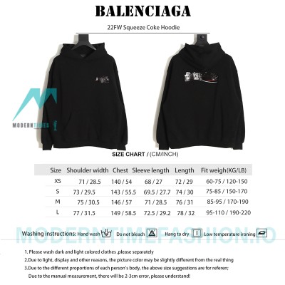 Balenciaga - 22FW Squeeze Coke Hoodie 