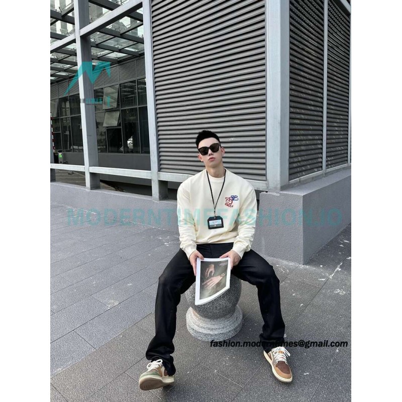 Gucci - Balenciaga Co-branded Embroidered Crew-neck Hoodie