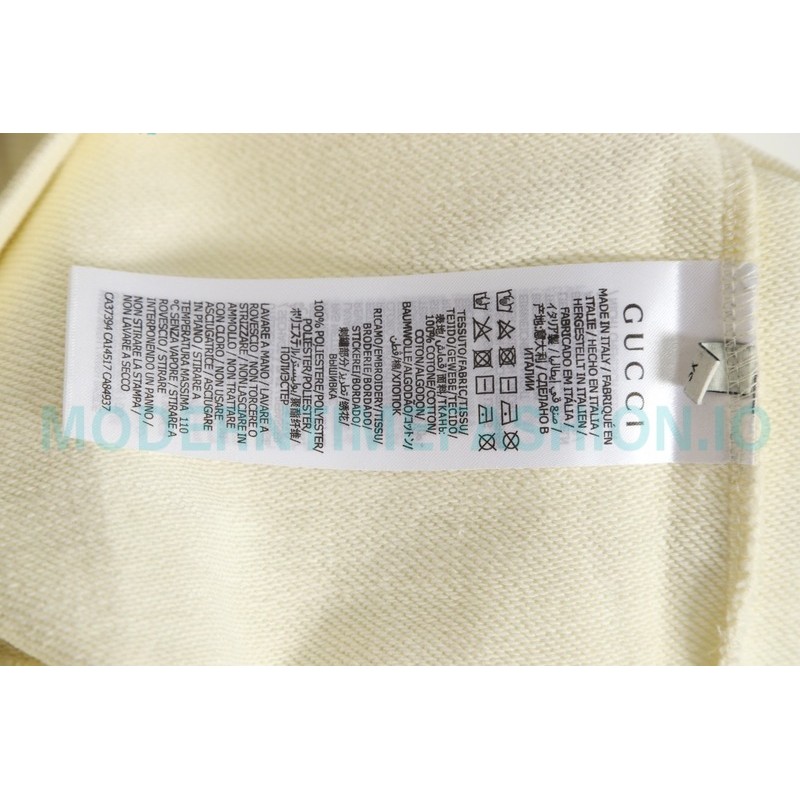  Gucci - Balenciaga Hand Painted Crew-neck Hoodie