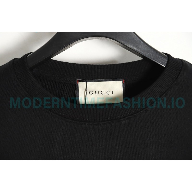  Gucci - Balenciaga Hand Painted Crew-neck Hoodie