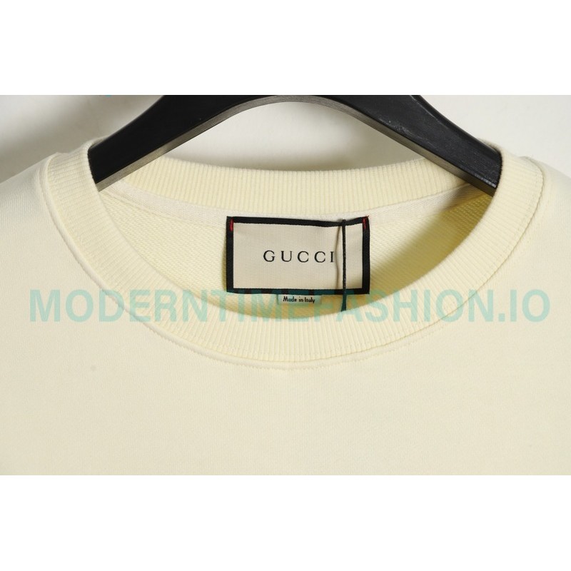  Gucci - Balenciaga Hand Painted Crew-neck Hoodie