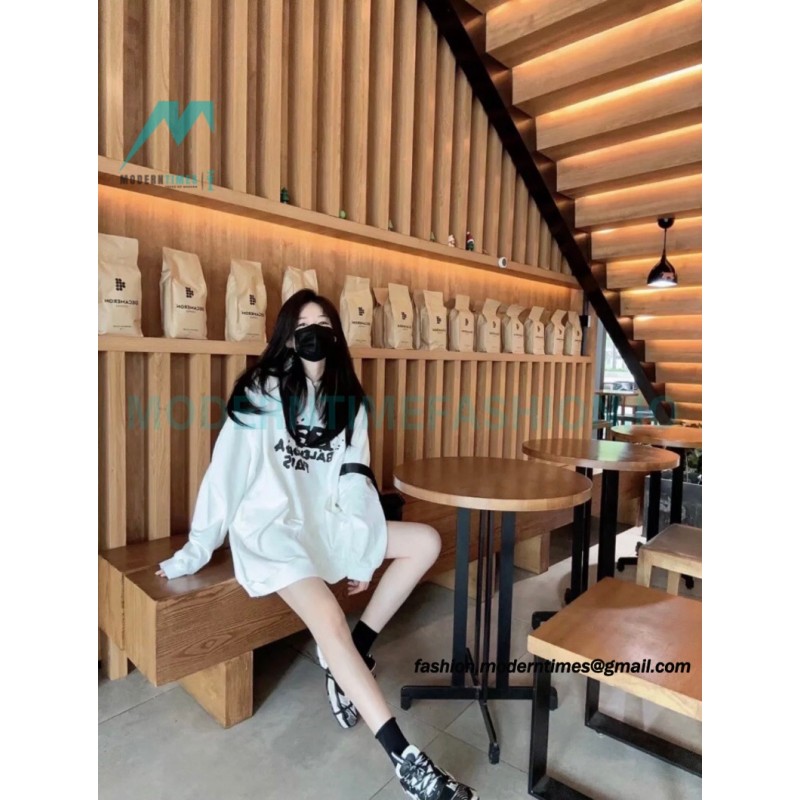 Balenciaga - 23FW Double B Splash Ink Hoodie