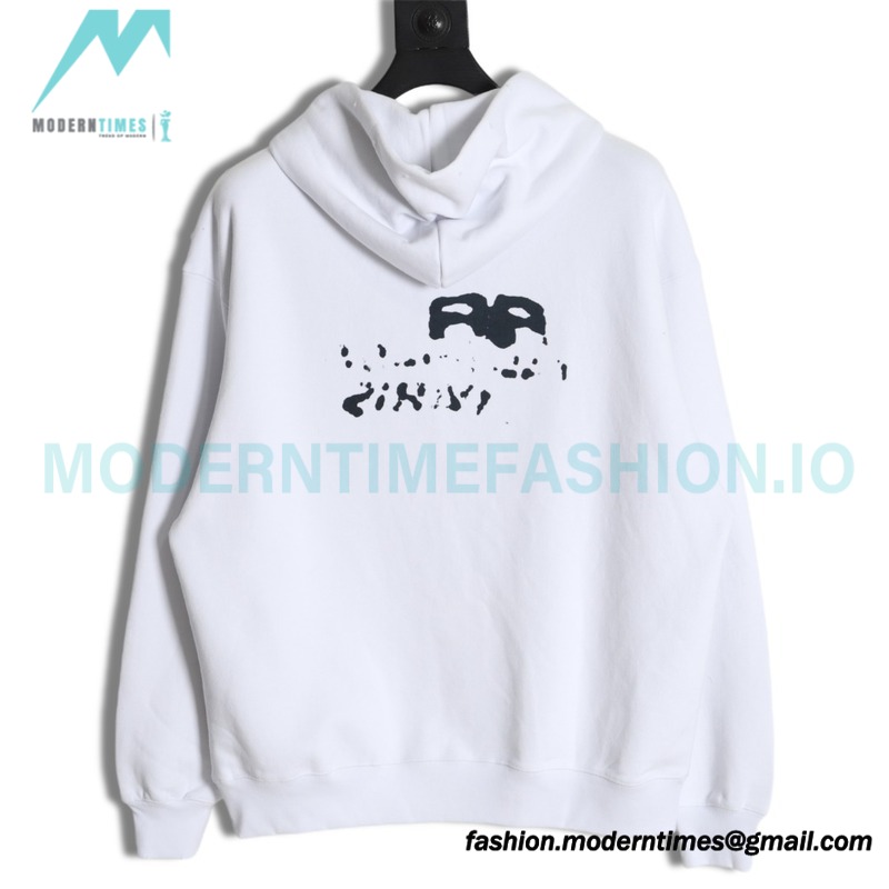 Balenciaga - 23FW Double B Splash Ink Hoodie