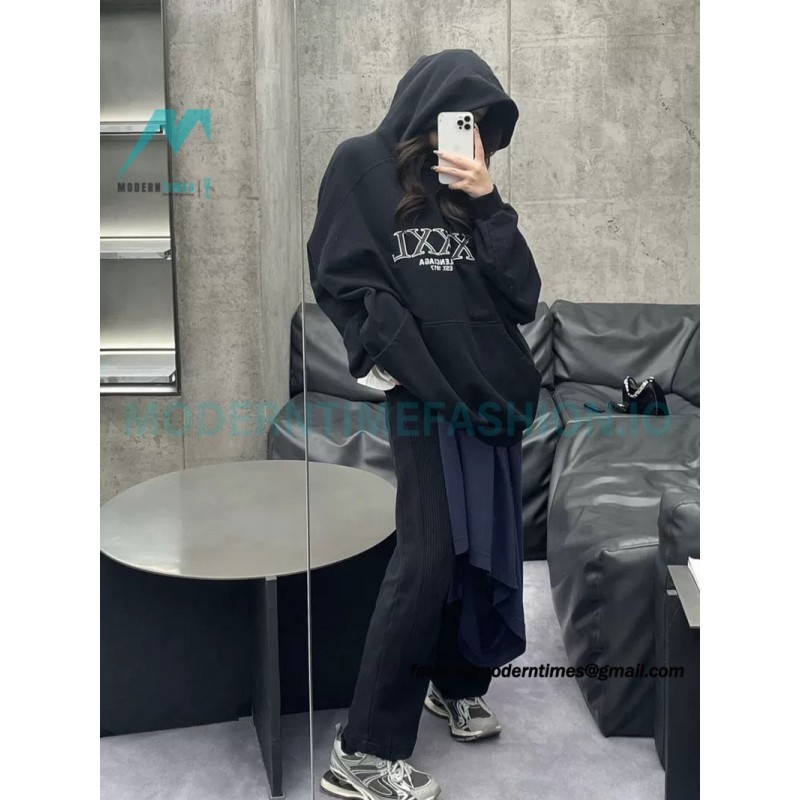 Balenciaga - 23FW Embroidered Wash Hoodie