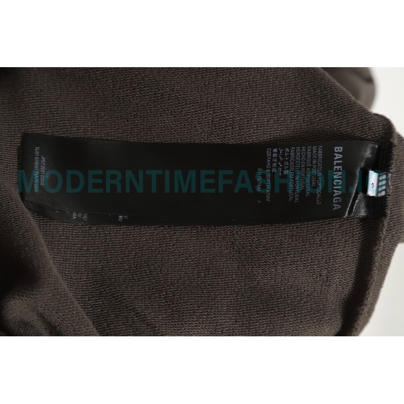 Balenciaga - 23FW Cracked Coke Print Wash Destruction Hoodie