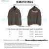 Balenciaga - 23FW Cracked Coke Print Wash Destruction Hoodie