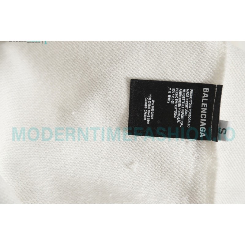 Balenciaga - 23FW Tassel Embroidered Crew Neck Hoodie