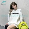 Burberry - Classic Foam Letter Print Round Neck Hoodie
