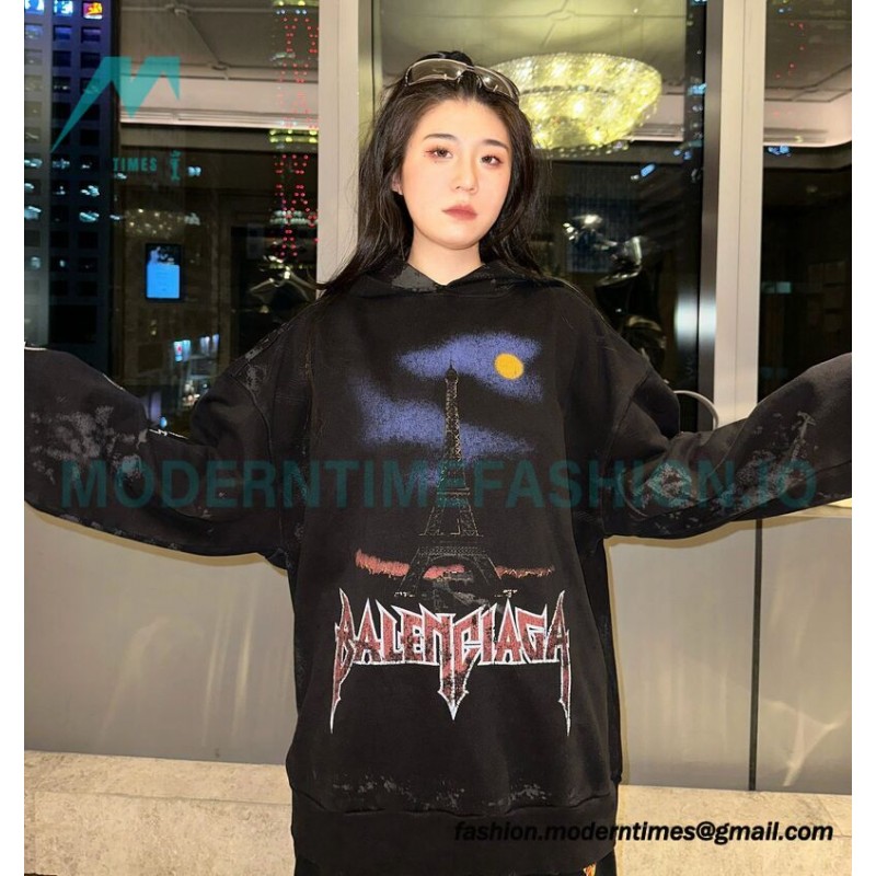 Balenciaga - 23FW Reverse Tower Hoodie