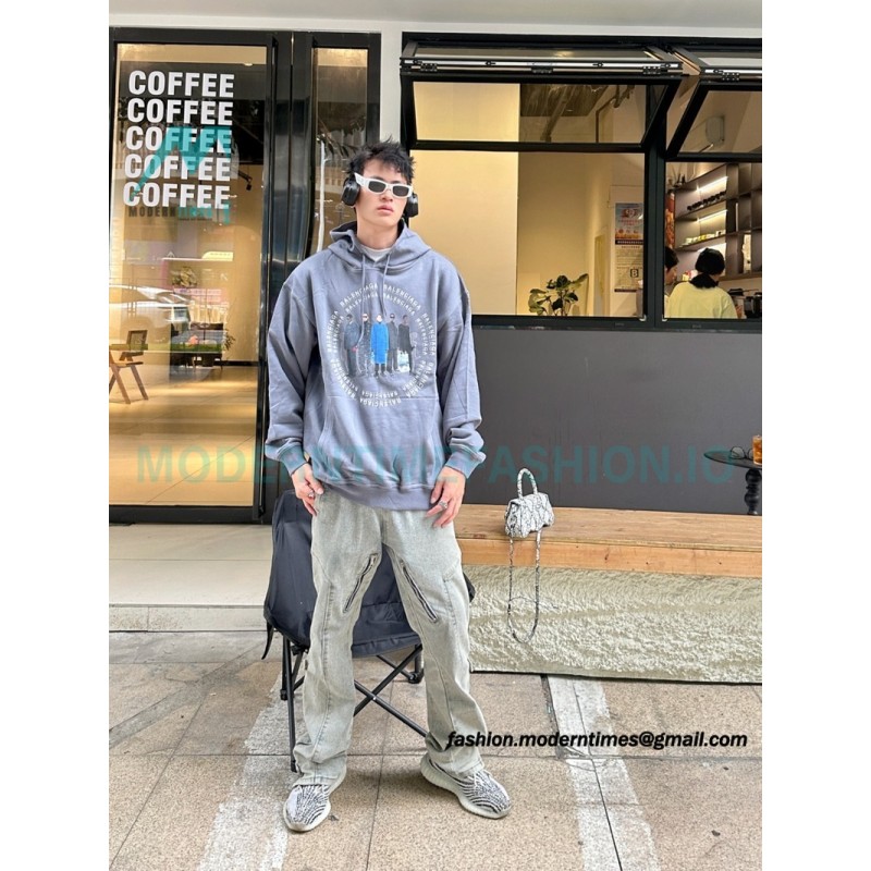 Balenciaga - 23FW Figure Print Hoodie