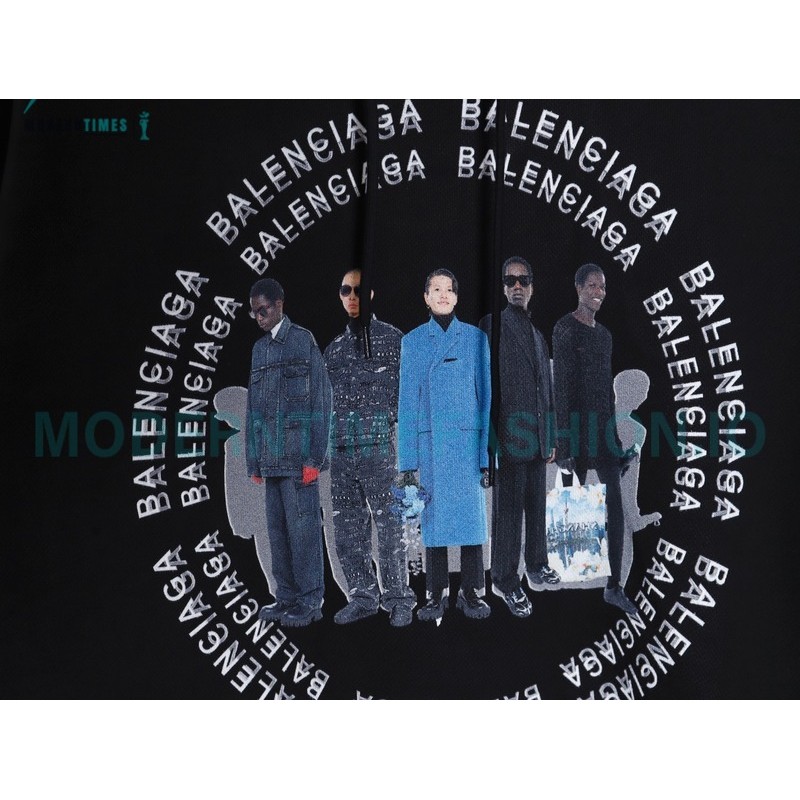 Balenciaga - 23FW Figure Print Hoodie