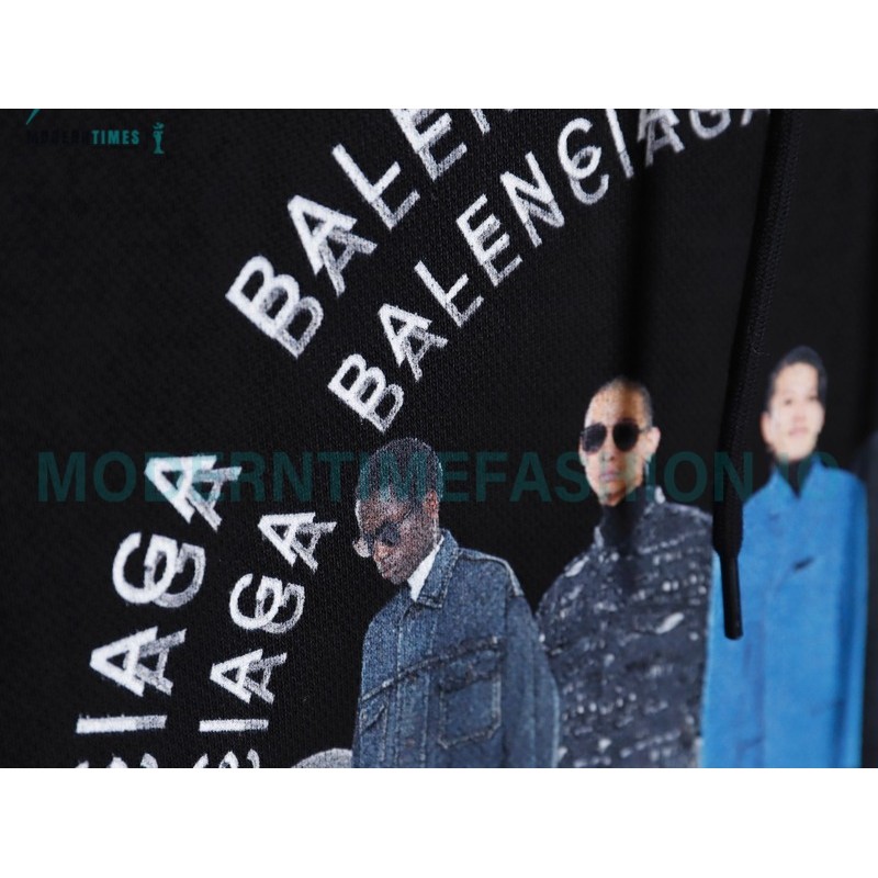 Balenciaga - 23FW Figure Print Hoodie