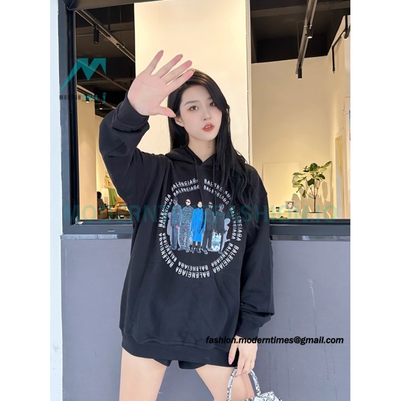 Balenciaga - 23FW Figure Print Hoodie