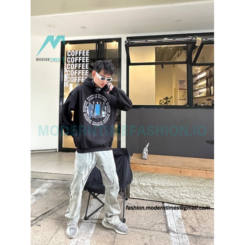 Balenciaga - 23FW Figure Print Hoodie