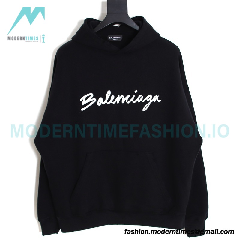 Balenciaga - Hand-painted Signature Hoodie