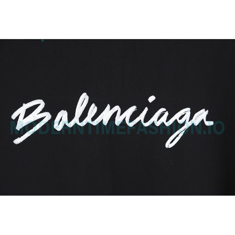 Balenciaga - Hand-painted Signature Hoodie