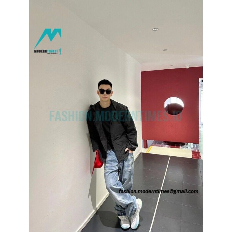 Balenciaga - 23FW Back Letter Print Hooded Jacket