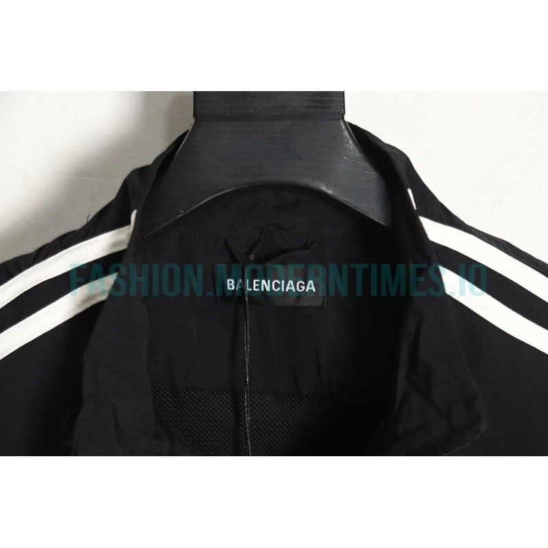 Balenciaga - Embroidered Stand-up Collar Zipper Jacket