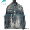 Balenciaga - 23FW Heavy Hand Painted Denim Jacket